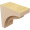 Ekena Millwork 3"W x 6"D x 6"H Classic Helena Rough Cedar Woodgrain TimberThane Corbel, Primed Tan CORUR03X06X06HELRCPR - alternate 3